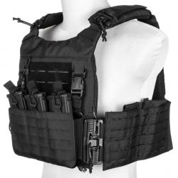 VESTE PLATE CARRIER QR NOIRE