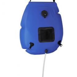 Sac douche camping bleu 20 L PVC pratique extérieur