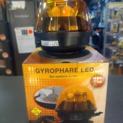 Gyrophare led sur batterie li-ion
