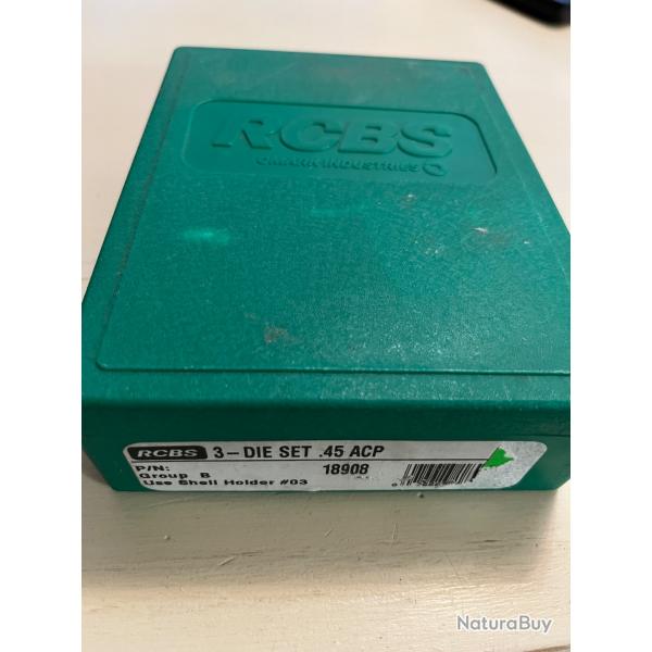Outils RCBS 45 ACP  Carbure