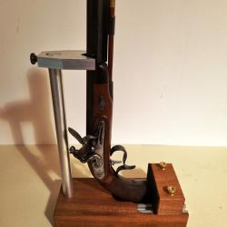 Support pistolet poudre noire