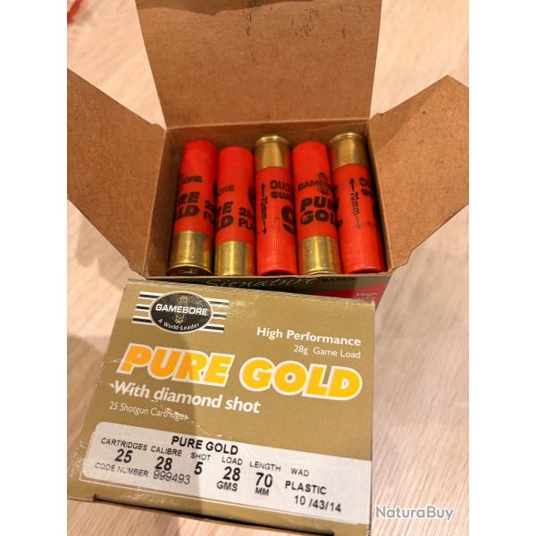 GameBore Pure Gold Calibre 28 2 Boites