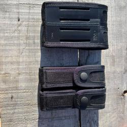 porte chargeur double gendarmerie, G1, beretta 92, Glock, Sig, etc
