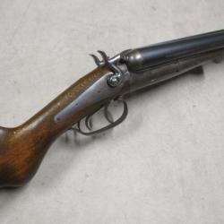 Fusil HUSQVARNA modèle 1877, Cal 12 à chiens, à 1 euro sans prix de réserve!!! Canons miroir!!!