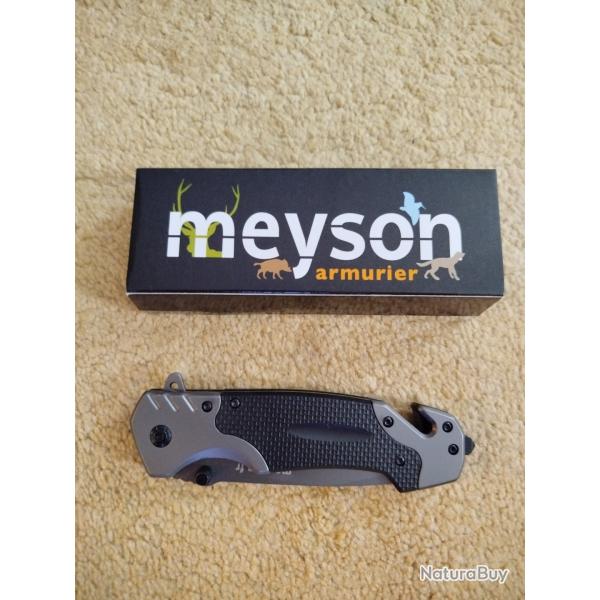 Couteau tactique de survie pliant Meyson