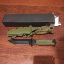 Coûteau se survie, bushcraft, poignard style Gerber Strongarm