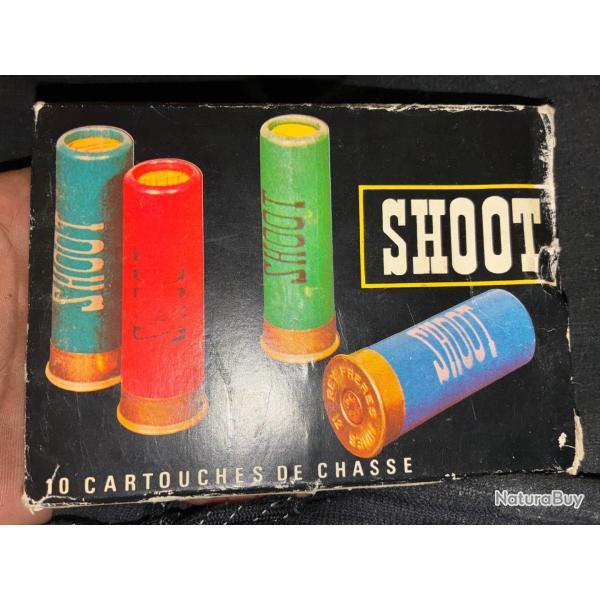 Ancienne bote pleine marque shoot rey cal 20