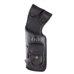 BUCK TRAIL - Carquois Tradi. AZTEC Cuir DROITIER (RH) BLACK