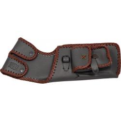 BUCK TRAIL - Carquois Tradi. AZTEC Cuir GAUCHER (LH) GRAY-BROWN