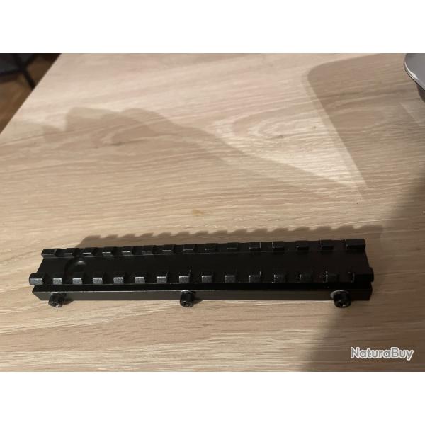 Rail adaptateur picatinny de 15 cm
