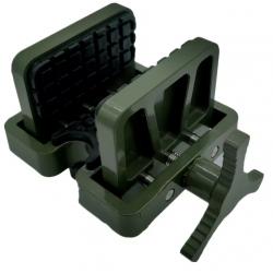Adaptateur de montage pour trépied - Pince de serrage arme longue (Vert)