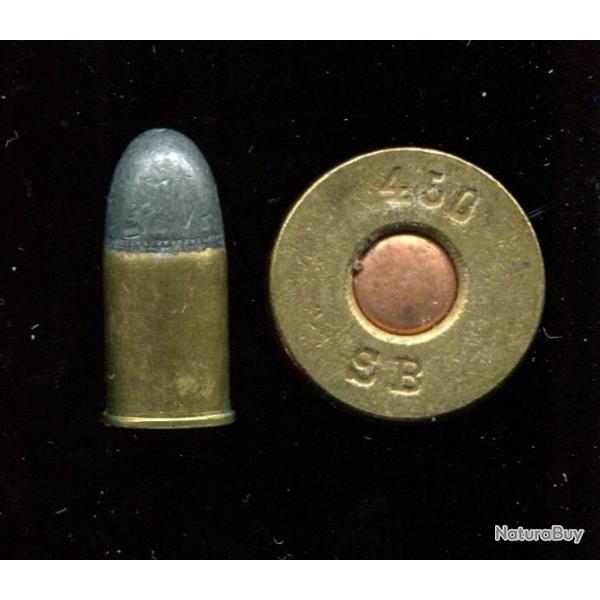 .450 Bull Dog - marquage : SB 450  - amorce cuivre