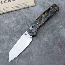 Couteau Defcon Artifact Blk/Copper Lame Acier 14C28N Plaquettes Résine Axis Lock TD024BKCP