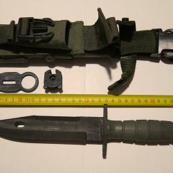 Très rare en France, kit conversion couteau de combat en baionnette , M9  ( no copy chinoise))