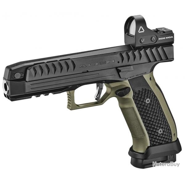 Dstockage ! Pistolet Laugo Arms Alien KIT Performance Cal.9X19 deux glissires et point rouge