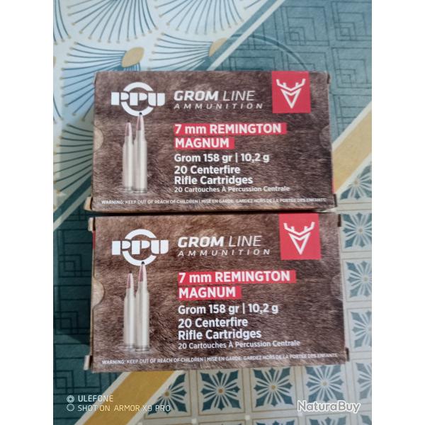 Balles ppu grom 7 mm rem mag