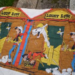 Tissu imprimé "LUCKY Luke" pour décoration ou pour les Fans  du célèbre COWBOY ! Collection, Farwest
