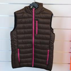 Wahoo Percussion Gilet Matelassé Femme Marron