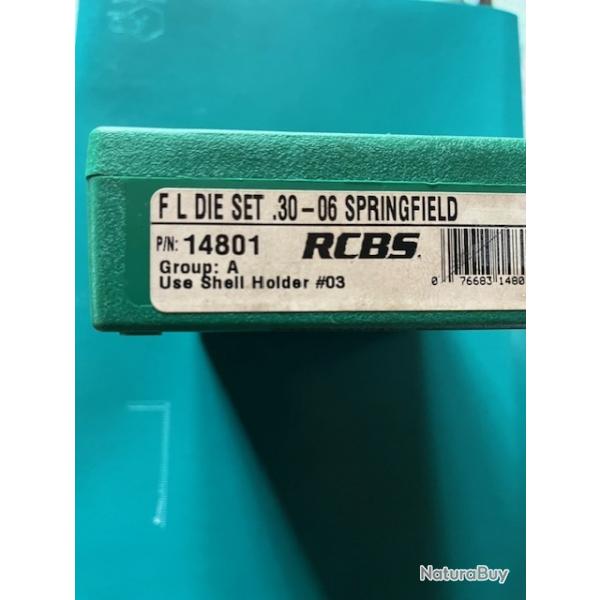 jeu outil RCBS 30 06 groupe A