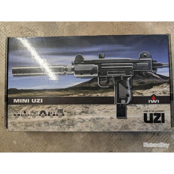 Umarex Mini UZI CO - Calibre 4,5 mm BB acier -Rplique full metal - Trs bon tat