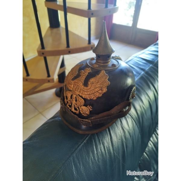 Magnifique Casque  pointe prussien