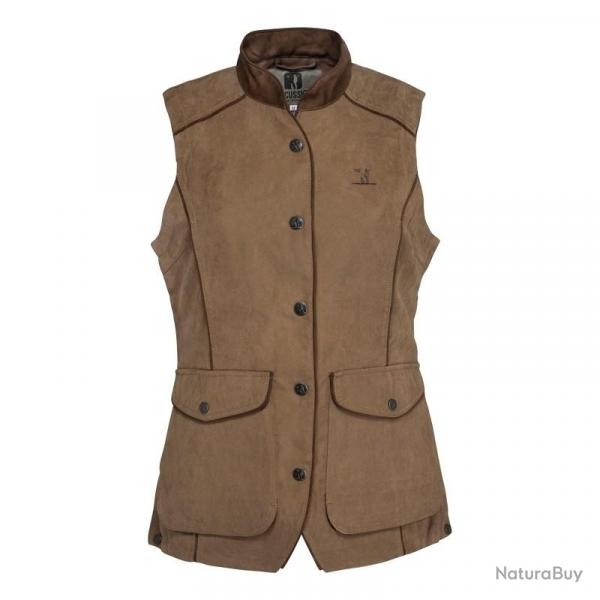 Gilet de Chasse Rambouillet Femme Kaki