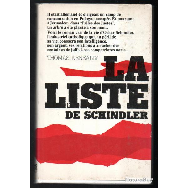 la liste de Schindler de thomas keneally ne pas confondre livre et film !!! gf