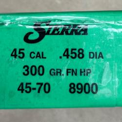 29 Ogives Sierra Pro Hunter 45/70 - 300gr  FNHP