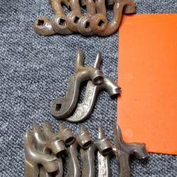 Lot de chiens poudre noire (15 pièces) ( ref int B7)