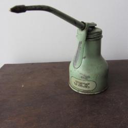 Burette à huile en métal JEX de 1950