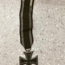 WW1 Médaille Croix de Fer Allemande 2ème Classe 1914 avec Ruban Authentique poinçon (kr)