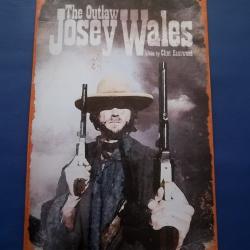 Plaque décorative western J Wles