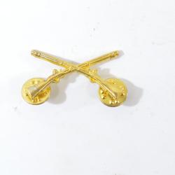 Insigne de col US fusils croisés