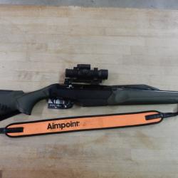 CARABINE SEMI AUTO BENELLI ARGO E CONFORT 30-06 + POINT ROUGE + MONTAGE AMOVIBLE BON ETAT OCCASION