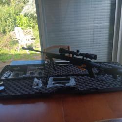 Pack CITADEL 22lr Carabine+5 chargeurs 10cps+lunette+bipied+ MDS+FDB+AJ+mallette