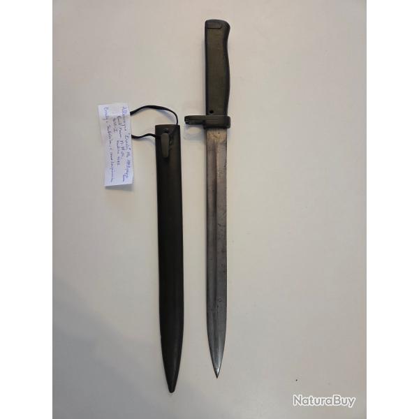 Baionette Ersatz Mle 1898 poignée lisse