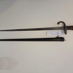 Baionnette Gras mle 1874 au matricule