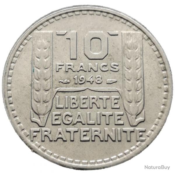 Monnaie France - 1948 - 10 francs Turin petite tte (Grade : TB) - ref N0006