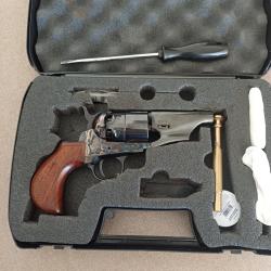 KIT COMPLET PRET AU TIR Revolver à Poudre Noire Pietta 1862 Police Snubnose cal.44