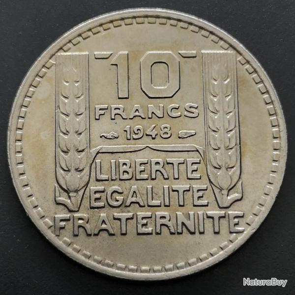 Monnaie France - 1948 - 10 francs Turin petite tte (Grade : TTB) - ref N0393