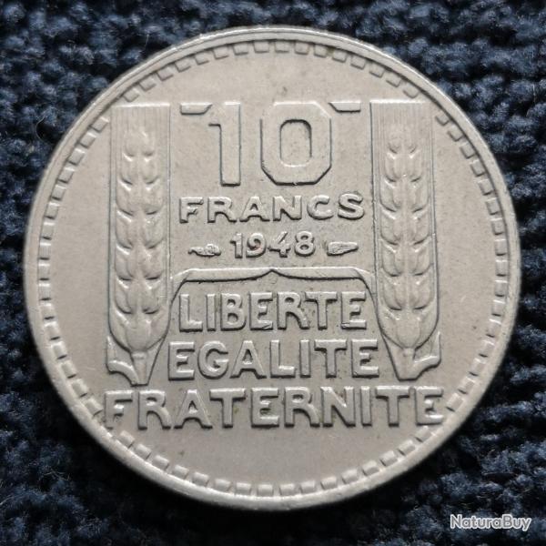Monnaie France - 1948 - 10 francs Turin petite tte (Grade : TTB) - ref N1160