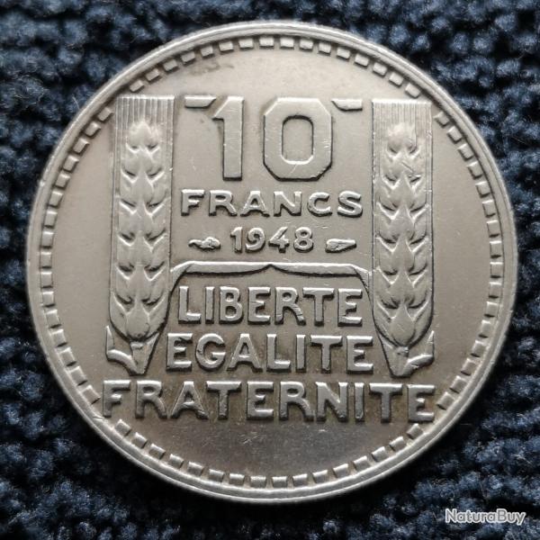 Monnaie France - 1948 - 10 francs Turin petite tte (Grade : TTB) - ref N1633