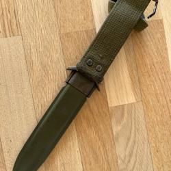poignard USM3 IMPERIAL etui USM8A1 BMCO  parachutiste TAP Indo indochine WW2 para