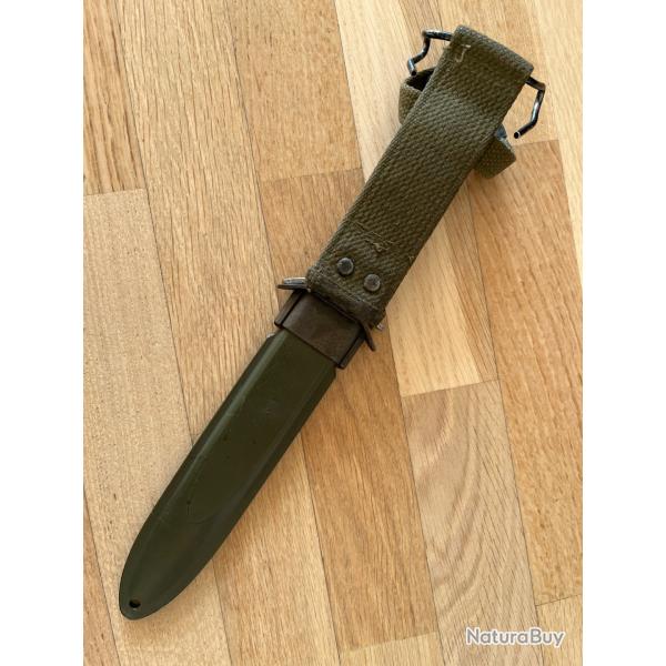 poignard USM3 IMPERIAL etui USM8A1 BMCO  parachutiste TAP Indo indochine WW2 para