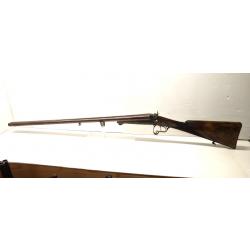 Fusil Stéphanois à chiens percussion centrale Cal.16/65 Canon Damas Signé J.Rouchouse & Cie