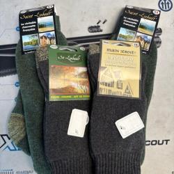 Magnifique lot de 4 paires de chaussettes longue pour chasse ou quotidien t39/42 v2