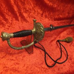Epée OFFICIER DE MARINE Mle 1837 avec dragonne