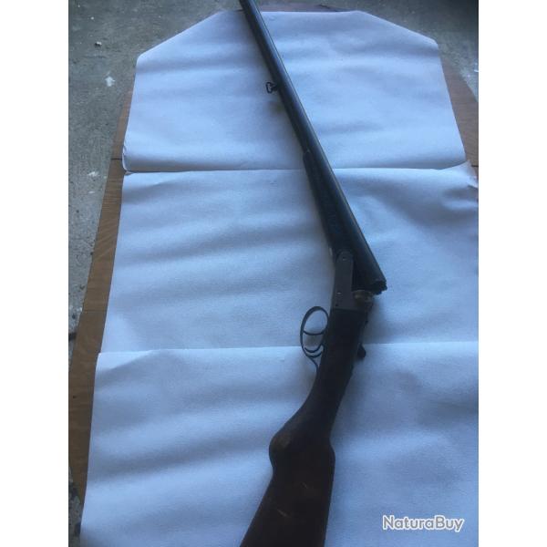 fusil juxtapos  hammerless calibre 12-65