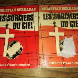 2 livres les sorciers du ciel de Christian bernadac