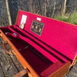 PURDEY AND SONS MALETTE EN CUIRE FEUTRÉ, accessoires d'entretiens.